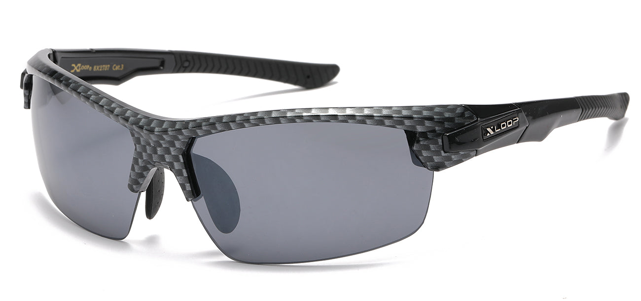 XLoop Sunglasses - Wrap Frame with Two-Tone Temple