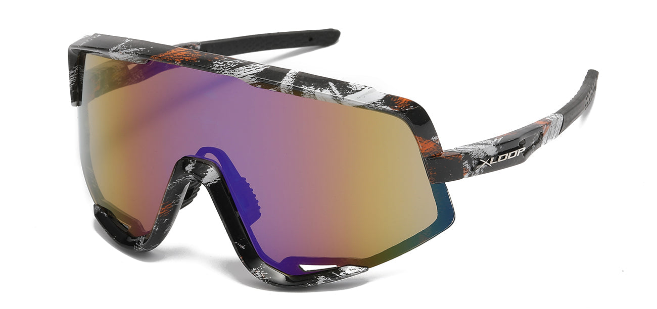 XLoop 8X3669 Sports Wrap Sunglasses