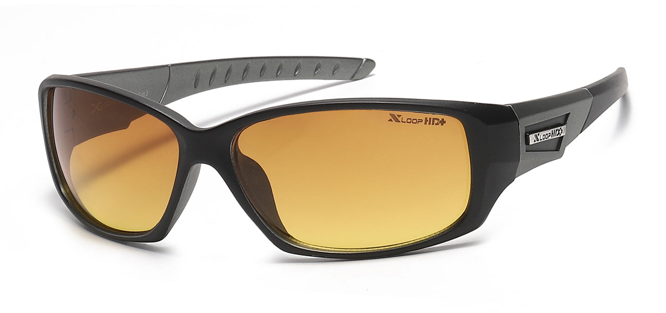 XLoop HD Athletic Sunglasses - Brown/Orange Tint