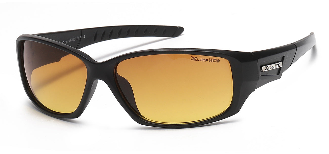 XLoop HD Athletic Sunglasses - Brown/Orange Tint