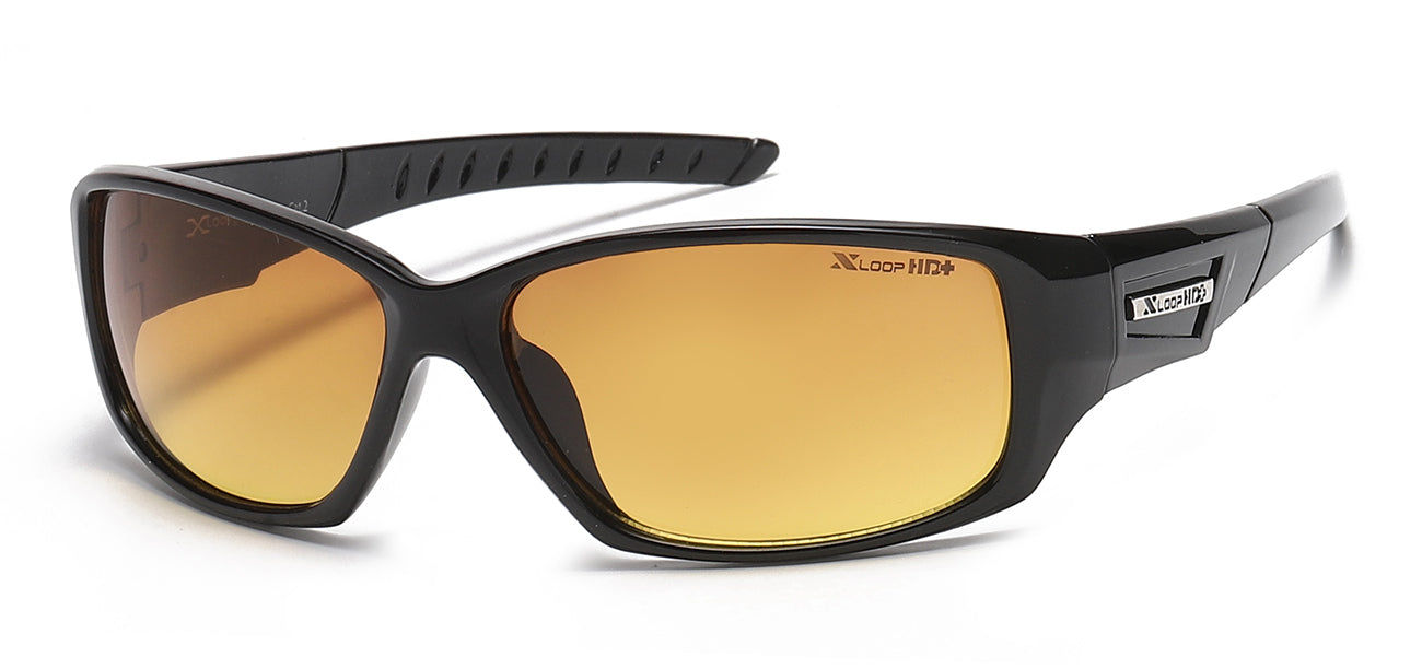 XLoop HD Athletic Sunglasses - Brown/Orange Tint