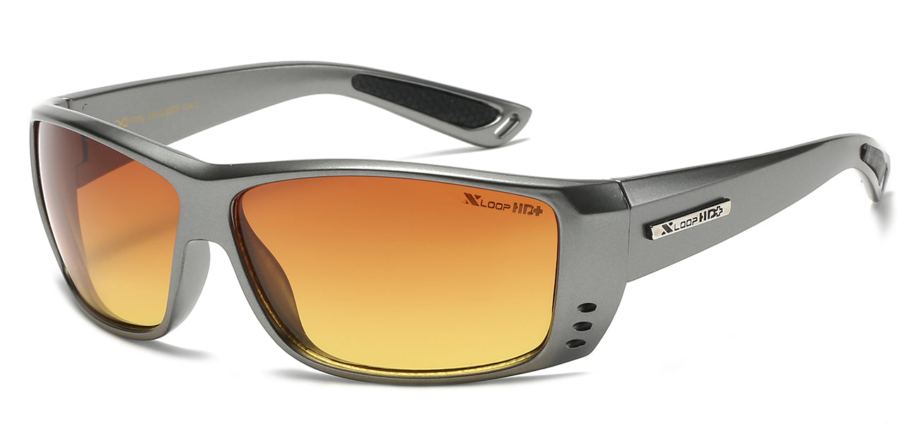 XLoop HD Athletic Sunglasses - Brown/Orange Tint