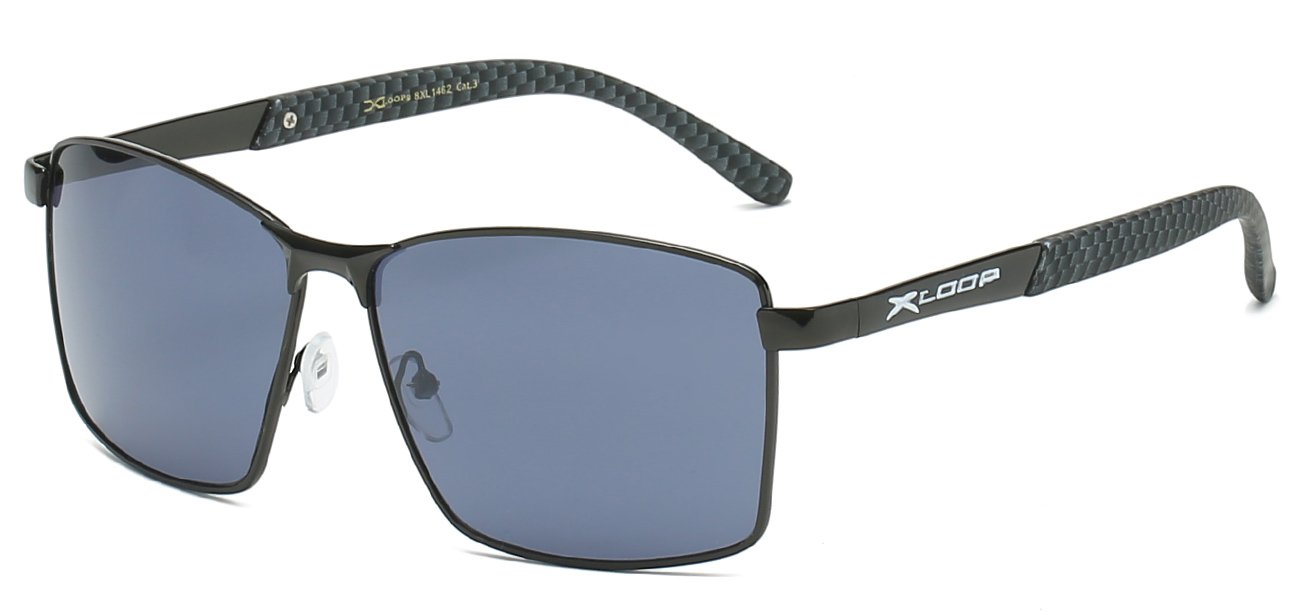 Xloop Athletic Wrap Sunglasses - Gunmetal Frame