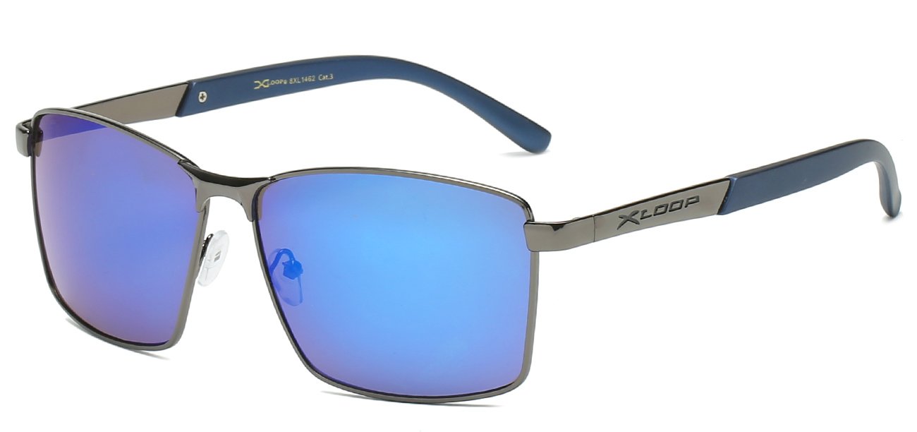 Xloop Athletic Wrap Sunglasses - Gunmetal Frame