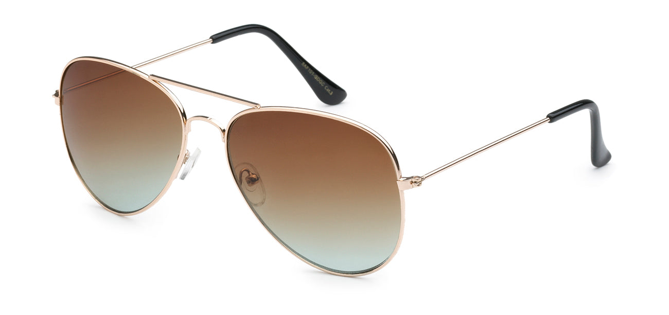 GOLD FRAME AVIATOR SUNGLASSES