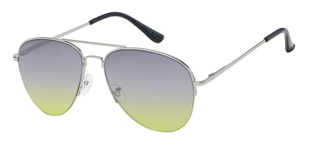 AIR FORCE Semi Rimless Aviator Sunglasses