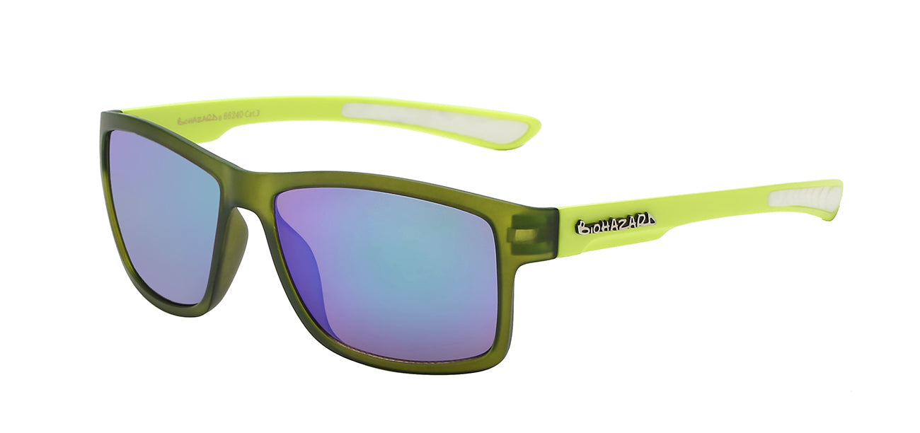 TRENDY TWO TONE SQUARE FAME SUNGLASSES