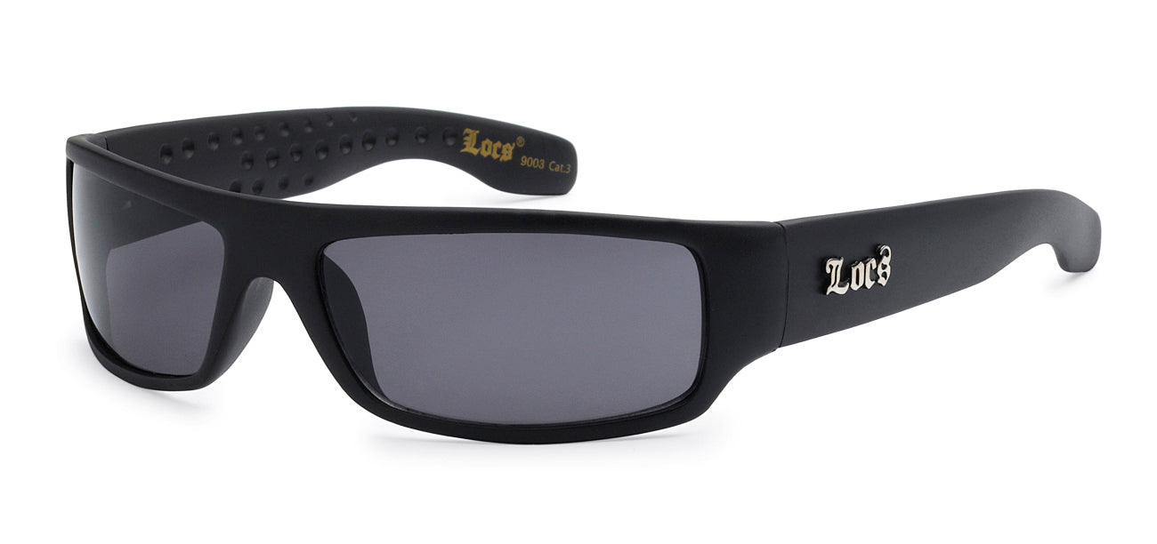 Hardcore Locs Matte Black Sunglasses - 12 Pack