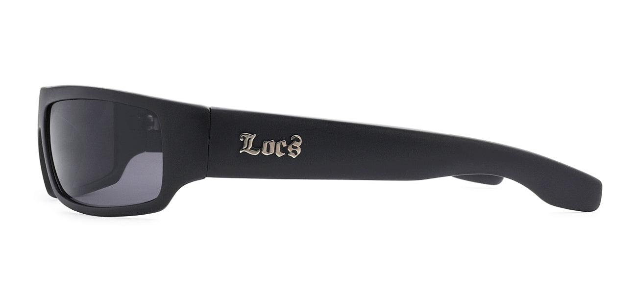 Hardcore Locs Matte Black Sunglasses - 12 Pack