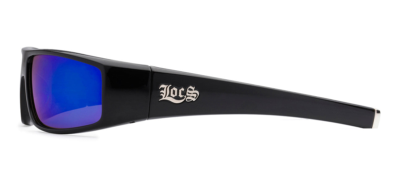 LOCS POLISHED BLACK MEN'S SUNGLASSES