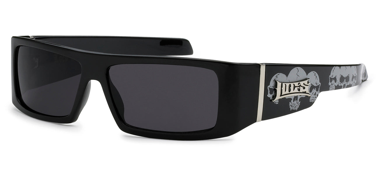 LOCS 8LOC9058-SKL SKULL MEN'S SUNGLASSES