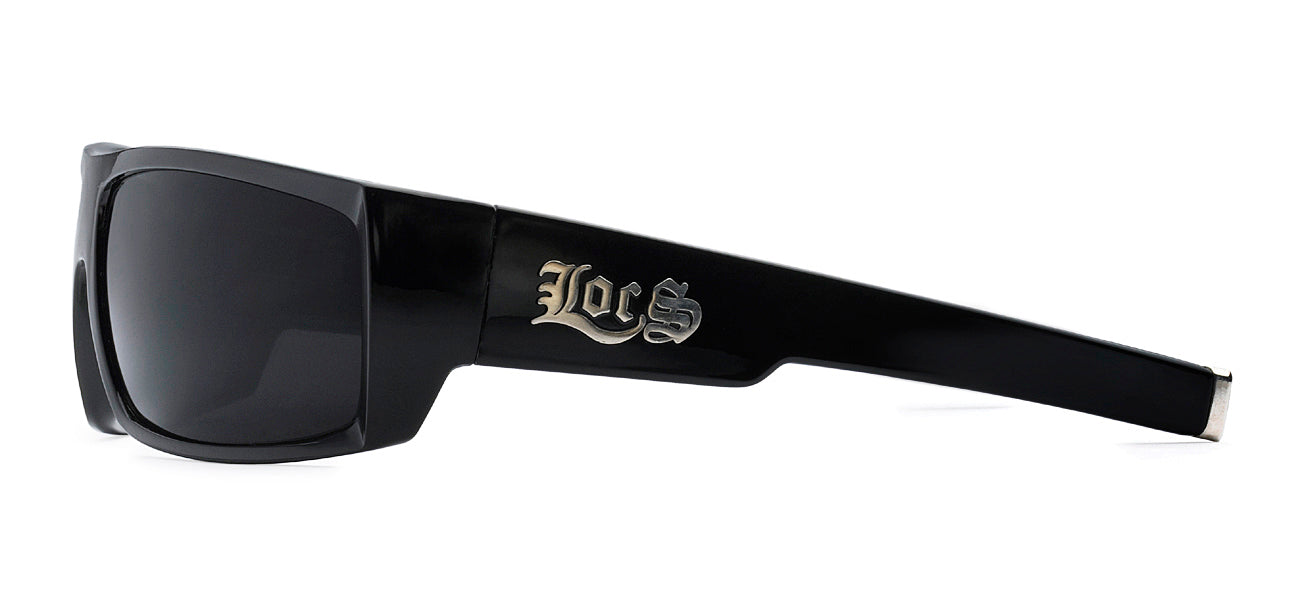 LOCS POLISHED BLACK MEN'S SUNGLASSES