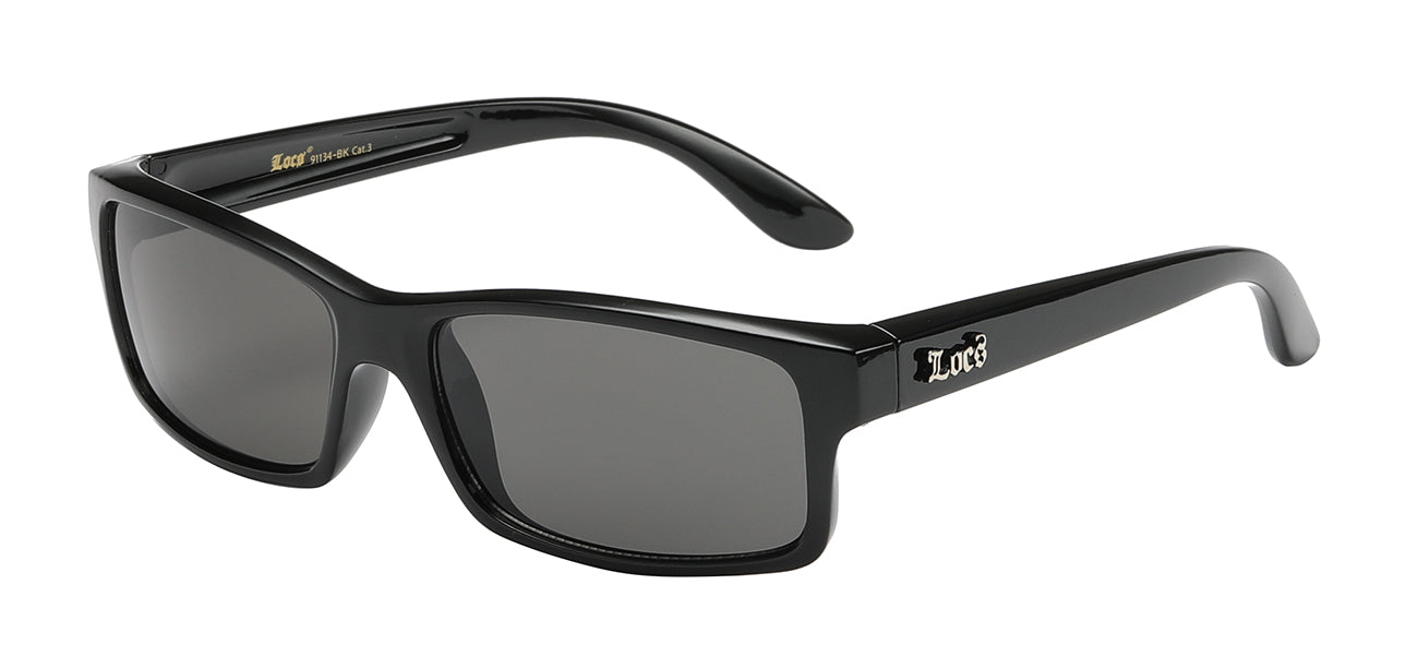 Locs Classic Slim Profile Black Wrap Lens