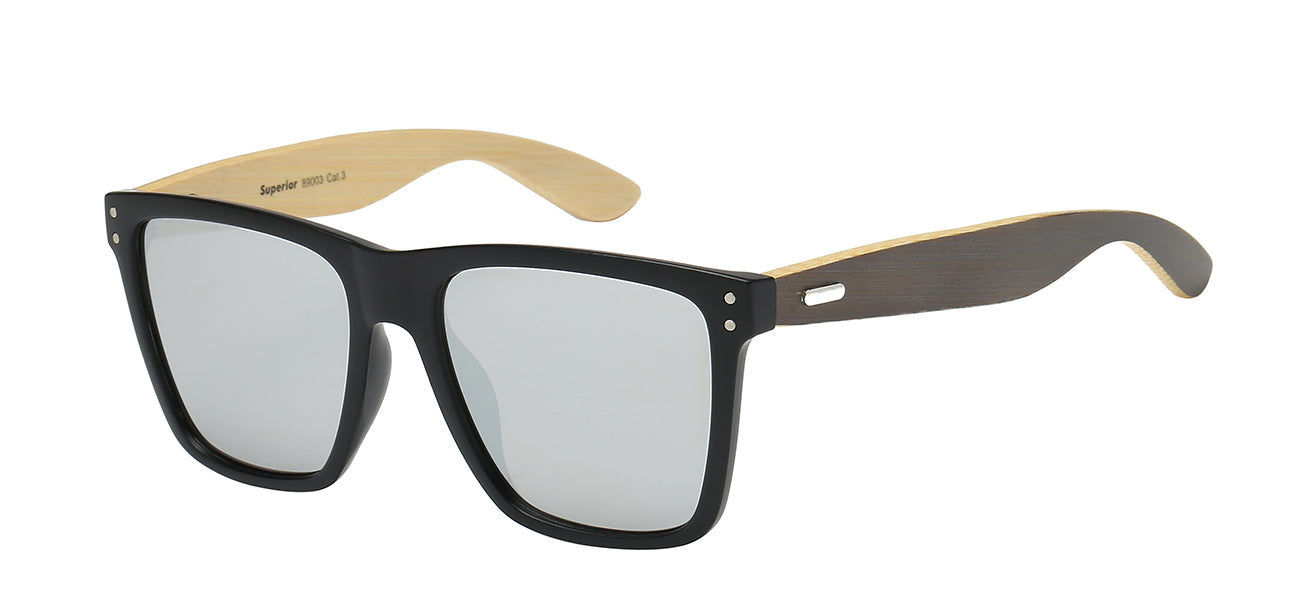 SUPERIOR TRENDY BAMBOO TEMPLE SUNGLASSES