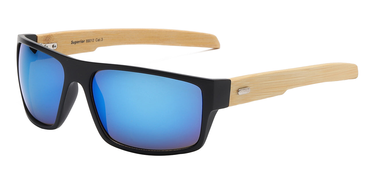 Eco-Friendly Bamboo Temple Sunglasses