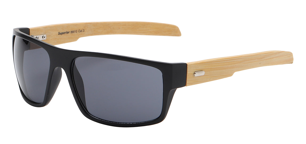 Eco-Friendly Bamboo Temple Sunglasses