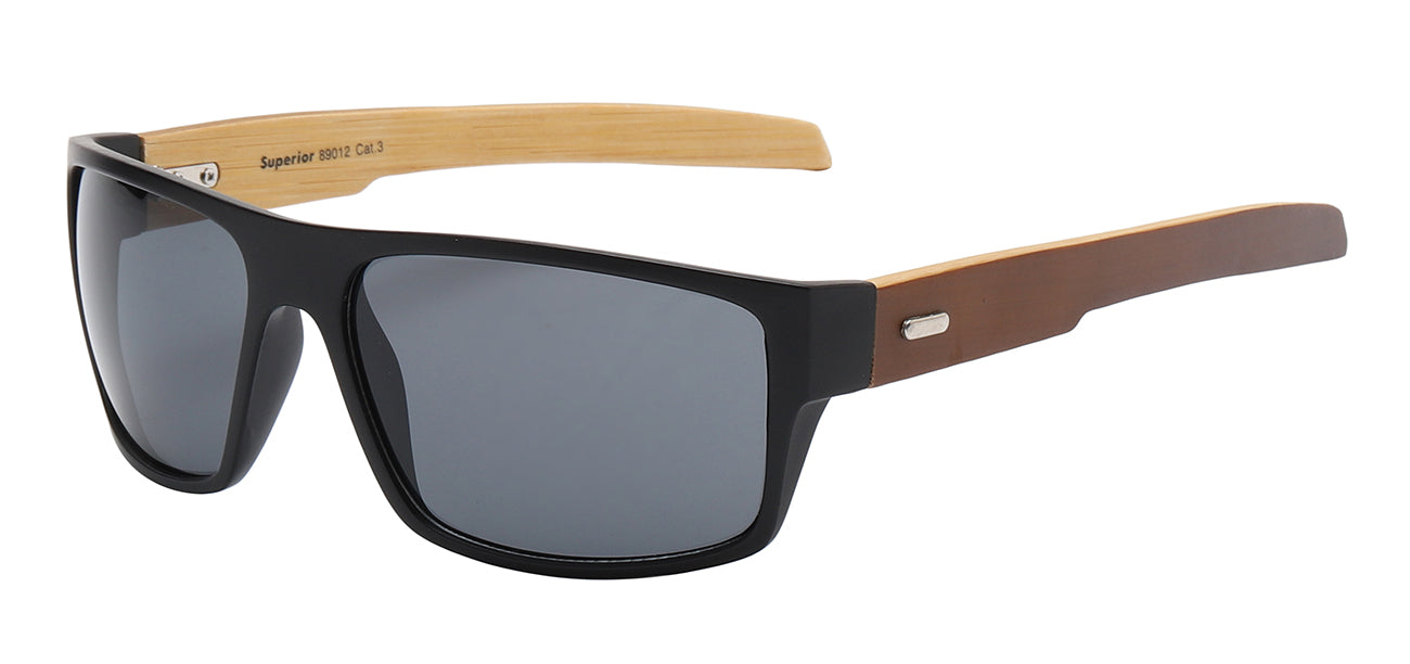 Eco-Friendly Bamboo Temple Sunglasses