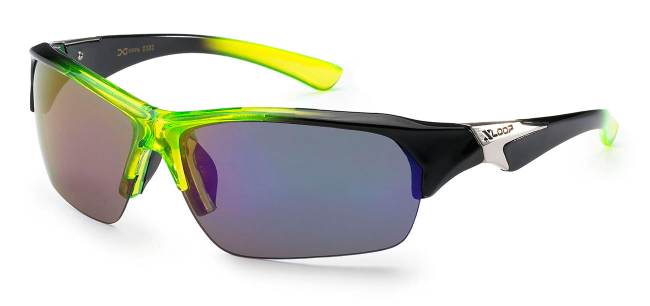 Xloop Sunglasses - Dark Lens & Blue Frames