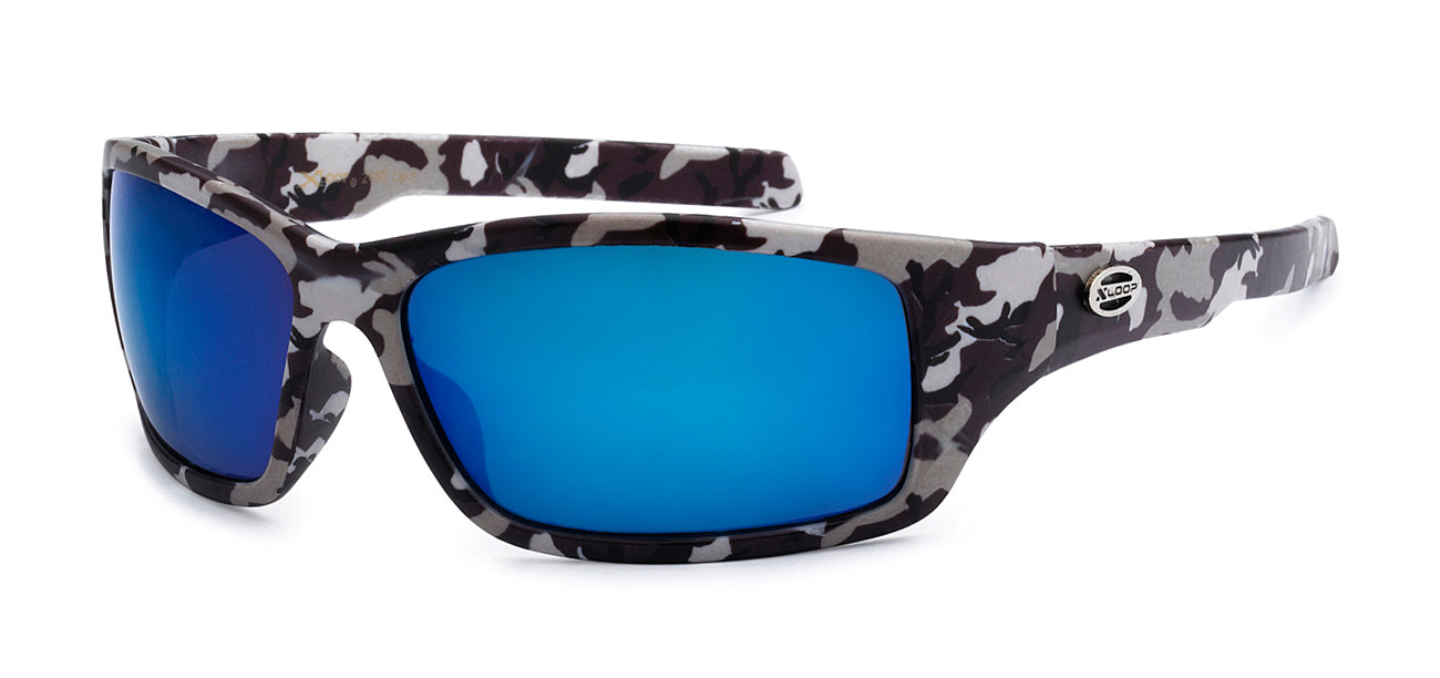 Xloop Camo Wrap Around Sunglasses - Dozen Pack