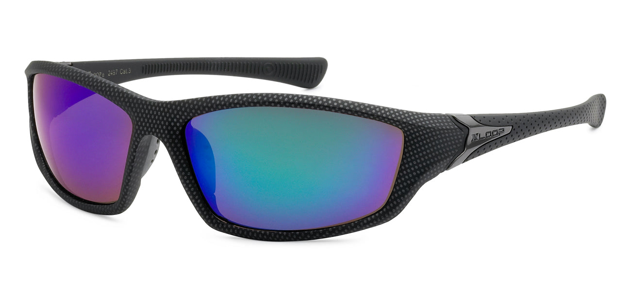 XLOOP LIGHTWEIGHT RUBBERIZED FINISH SUNGLASSES