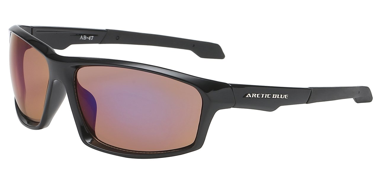 Arctic Blue Contour Wrap Sunglasses with Bluetech Lens