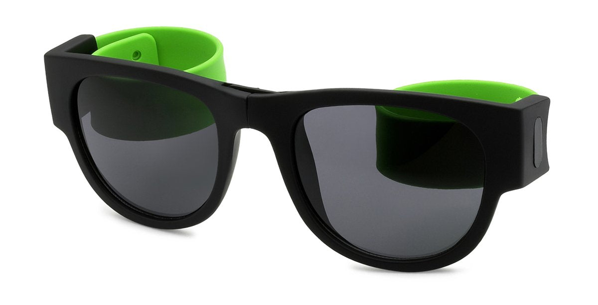 SLAP BRACELET NOVELTY FOLDING UNISEX SUNGLASSES