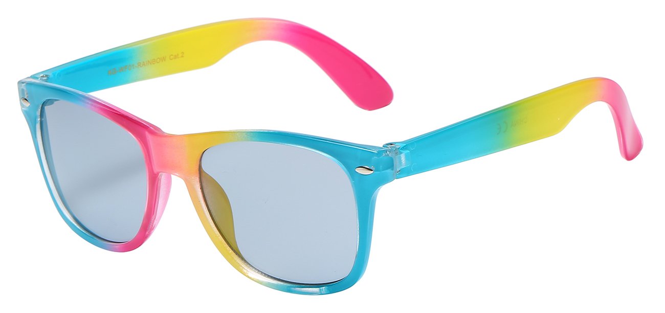 Chic Crystal Rainbow Frame Kids Sunglasses