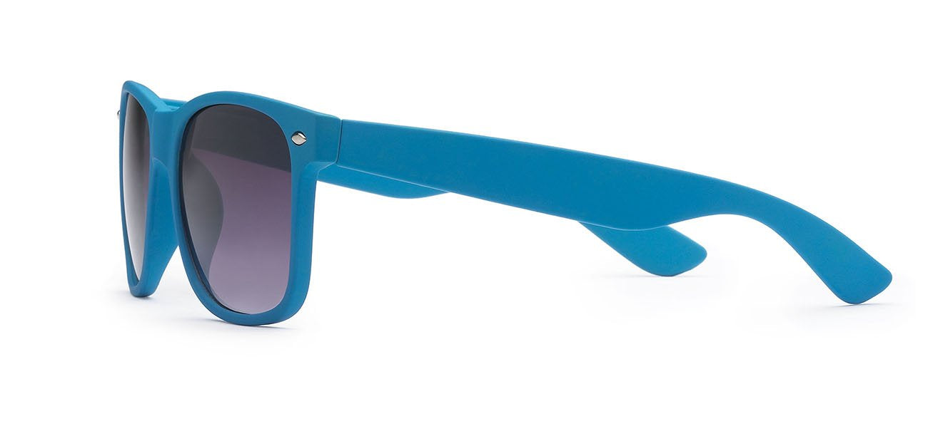 Neon Orange Retro Rewind Sunglasses - Dark Tinted Lens