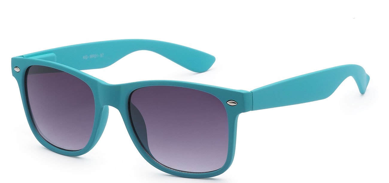 Neon Orange Retro Rewind Sunglasses - Dark Tinted Lens