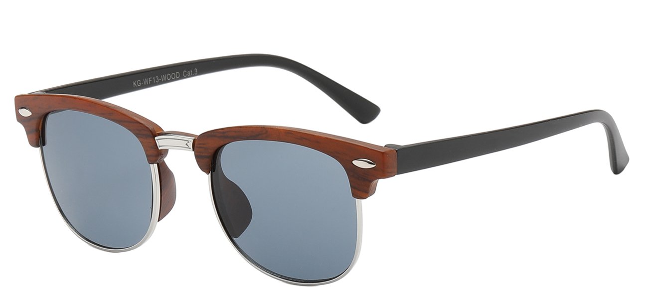 Classic Soho Wood Grain Print Frame Kids Shades