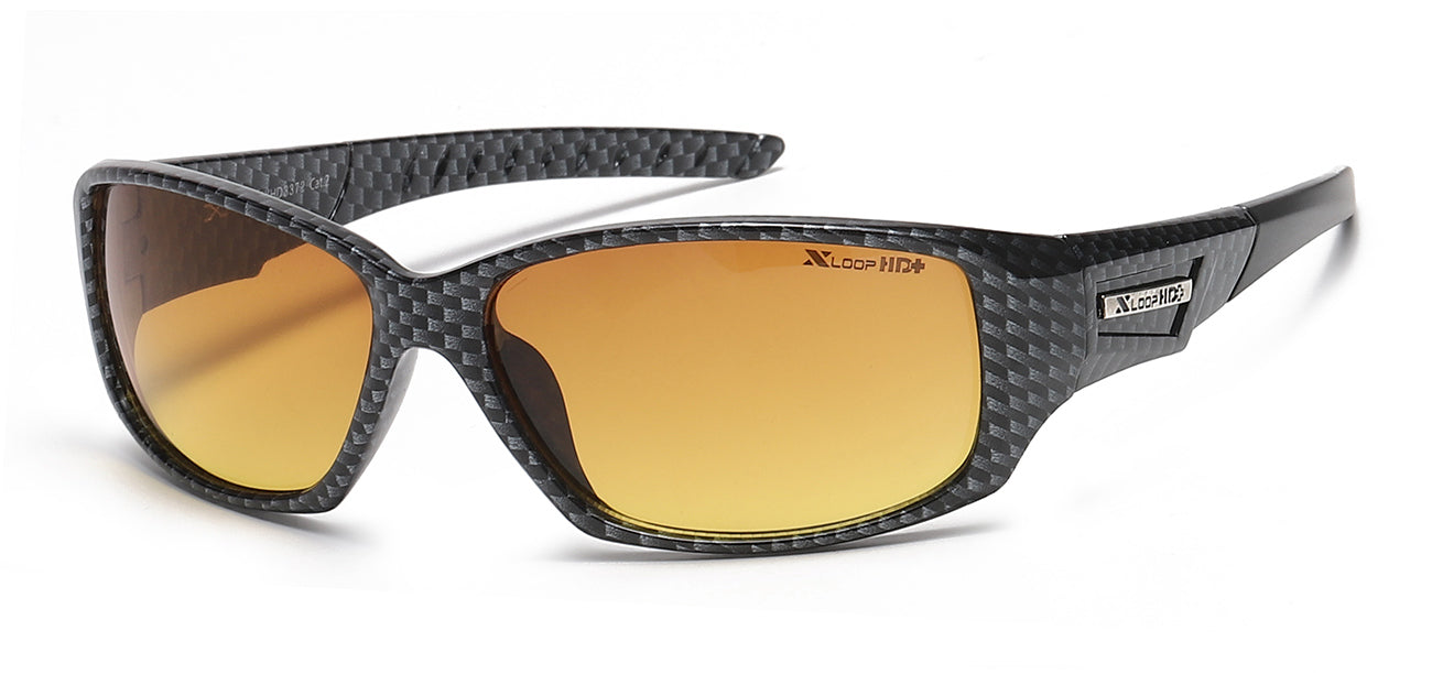 XLoop HD Athletic Sunglasses - Brown/Orange Tint