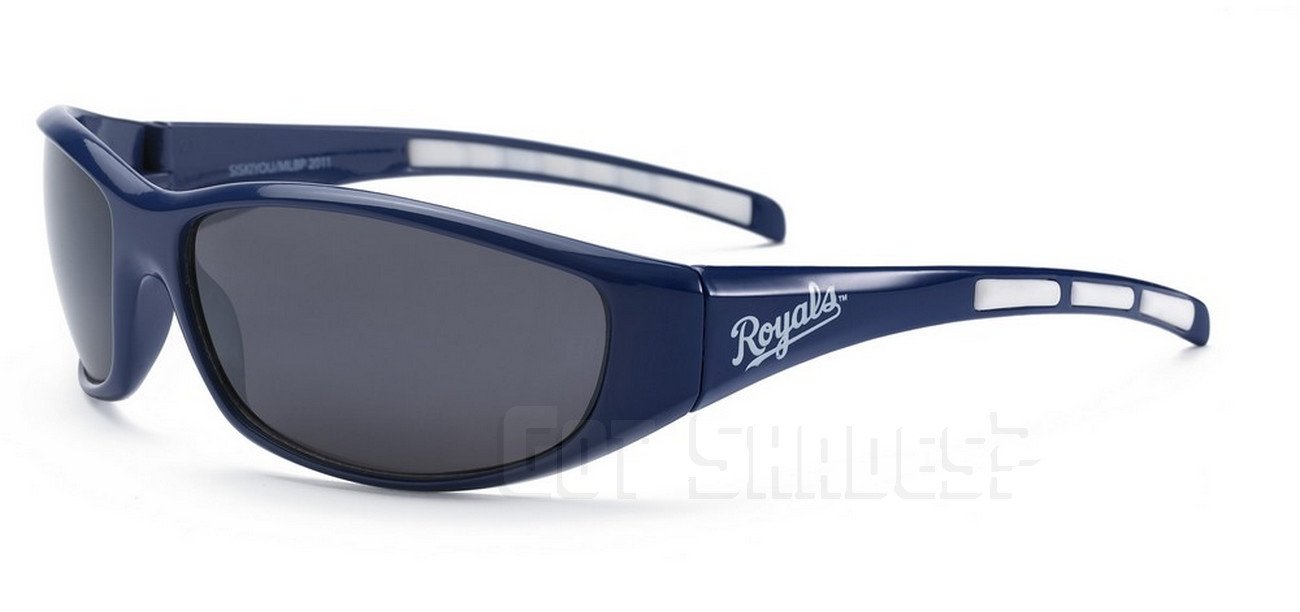 MLB KANSAS CITY ROYALS SUNGLASSES (SINGLE PIECE)