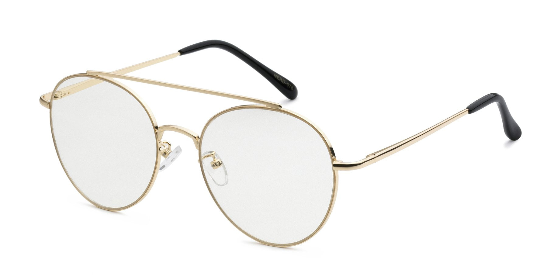 Lightweight Aviator Sunglasses with Spring Hinge Frame