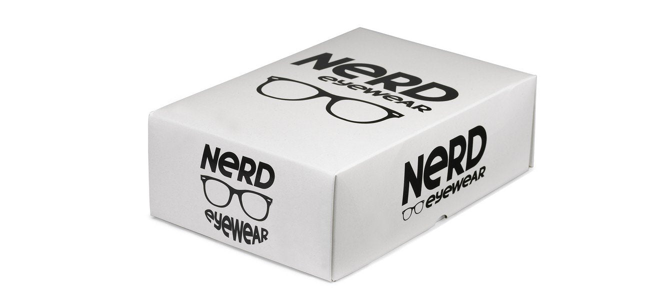 NERD EYEWEAR CLASSIC AVIATOR CLEAR LENS SUNGLASSES