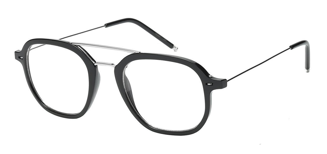 NERD EYEWEAR NERD-1206 RETRO CHIC DOUBLE BRIDGE FRAME