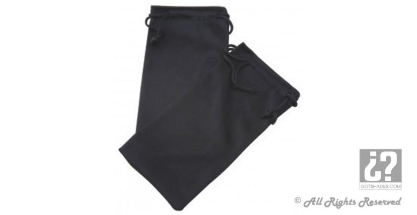 Black Microfiber Sunglasses Pouch