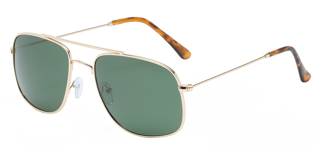 Polarized Rhombus Metallic Aviator Sunglasses