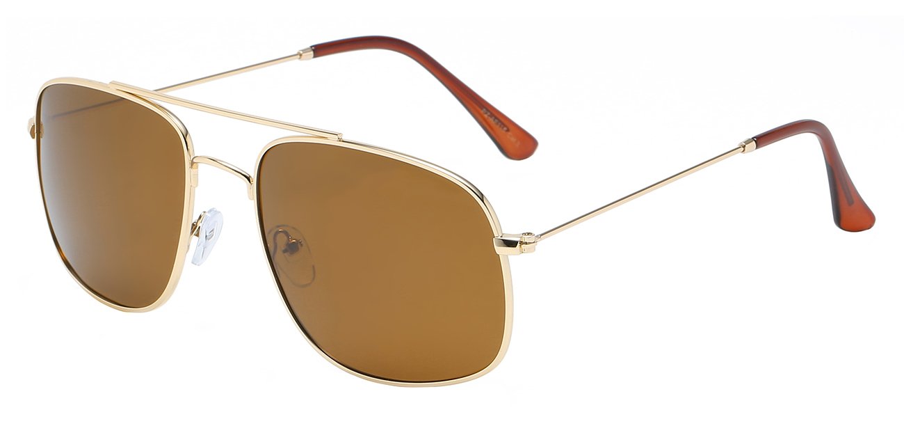 Polarized Rhombus Metallic Aviator Sunglasses