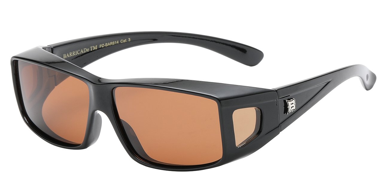 BARRICADE SPORTY FRAME POLARIZED LENS SUNGLASSES