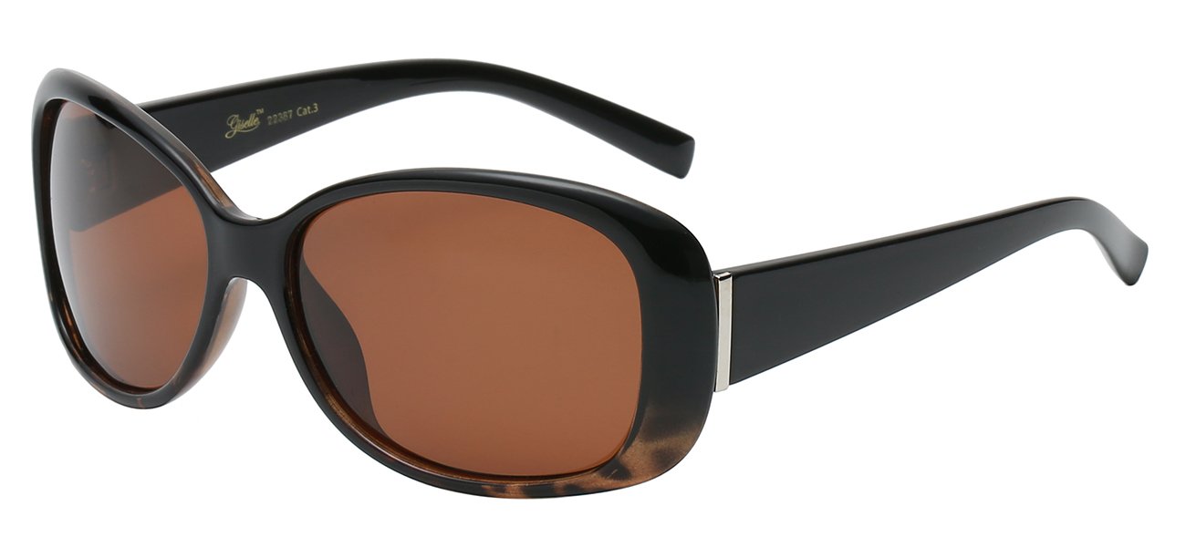 Polarized Giselle Classic Oval Wrap Sunglasses