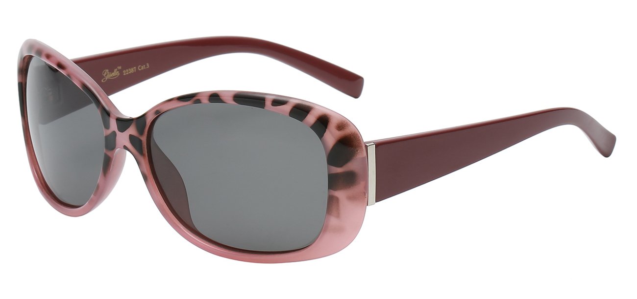 Polarized Giselle Classic Oval Wrap Sunglasses