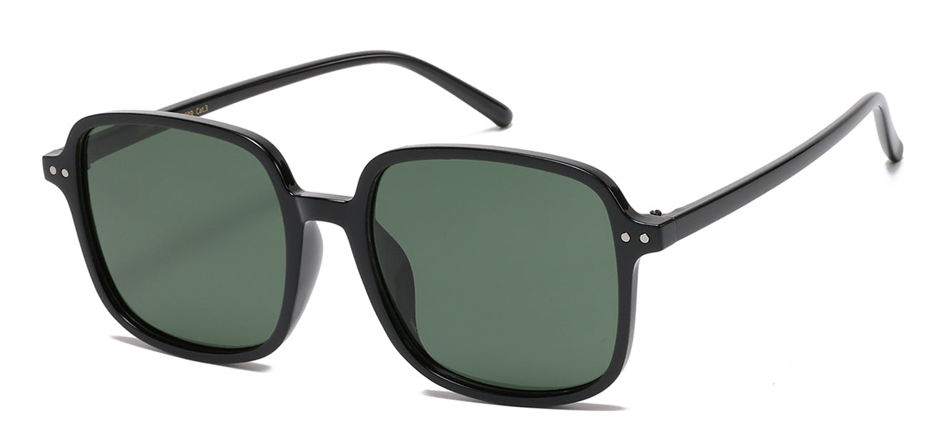 Giselle Oval Crystal Sunglasses - Polarized