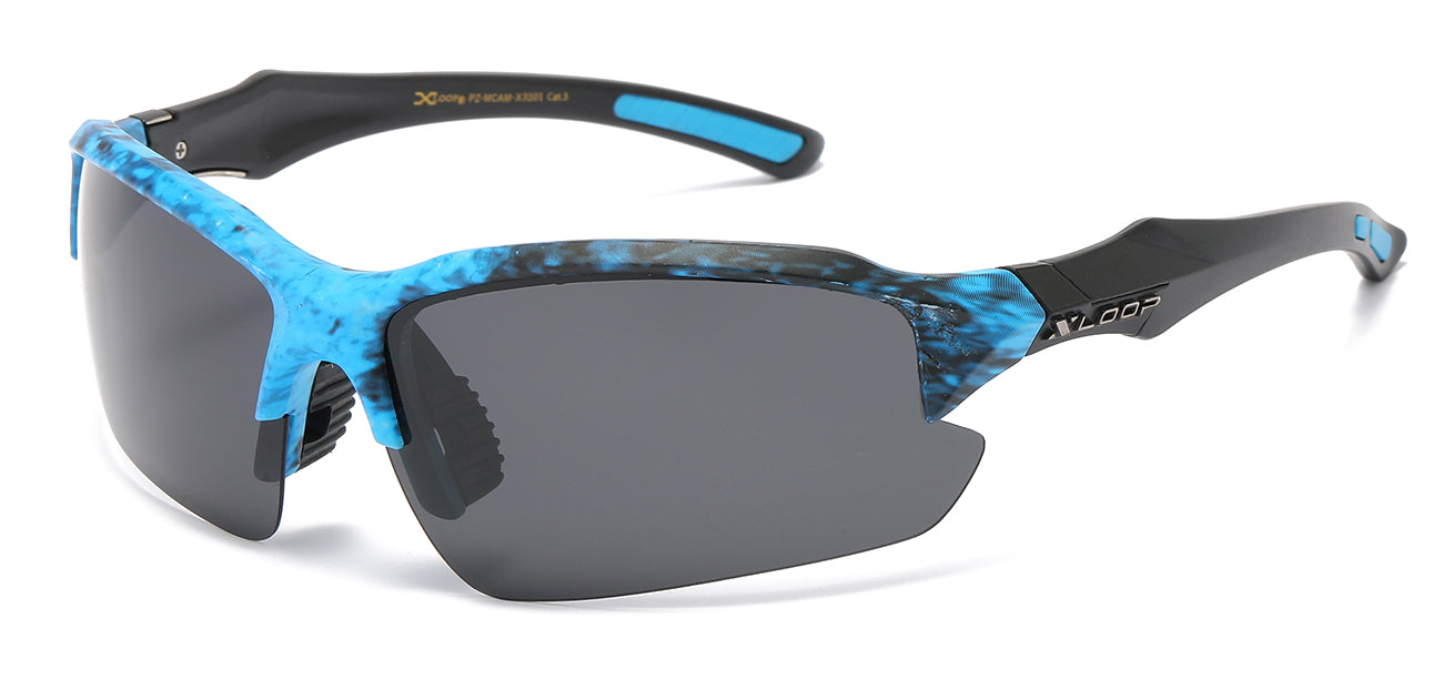 XLoop Polarized Sunglasses in Aquatic Camo - 12 Pack