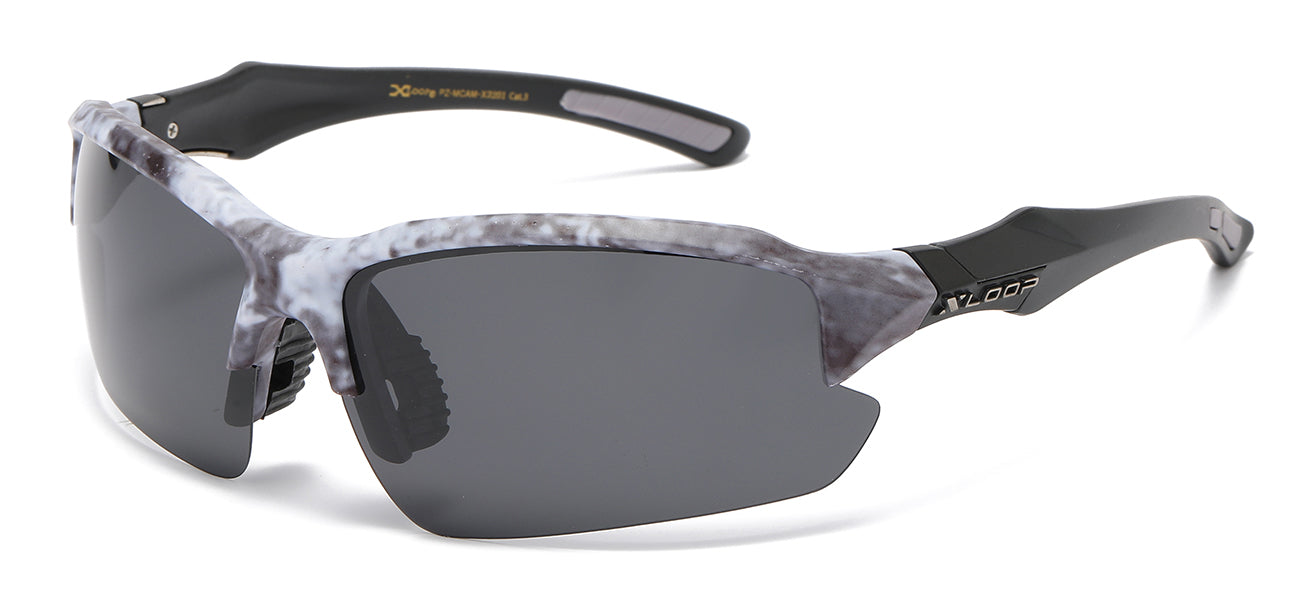 XLoop Polarized Sunglasses in Aquatic Camo - 12 Pack