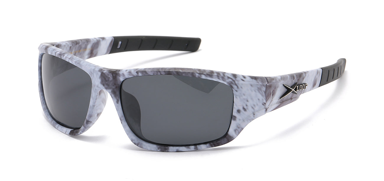 XLoop Polarized Camo Sunglasses - Aquatic Camo