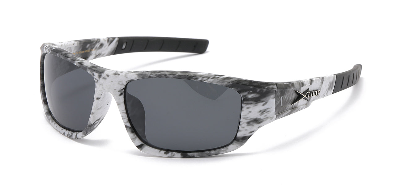 XLoop Polarized Camo Sunglasses - Aquatic Camo