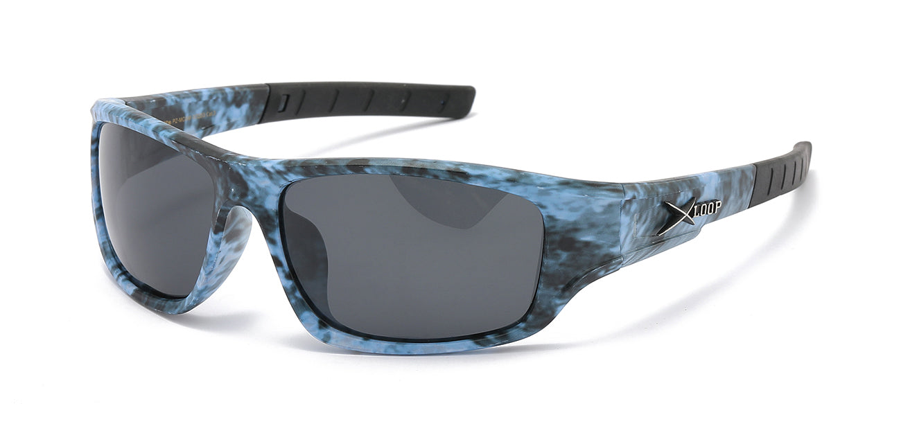 XLoop Polarized Camo Sunglasses - Aquatic Camo