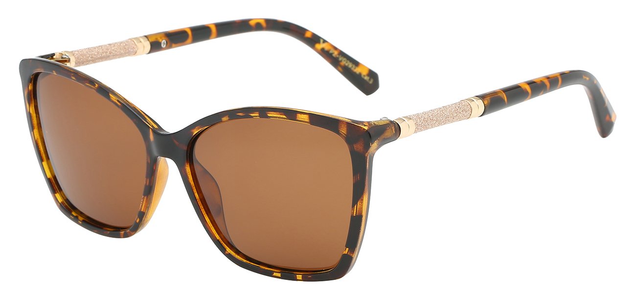 Gorgeous Square Polymer Frame Women's Sunglasses