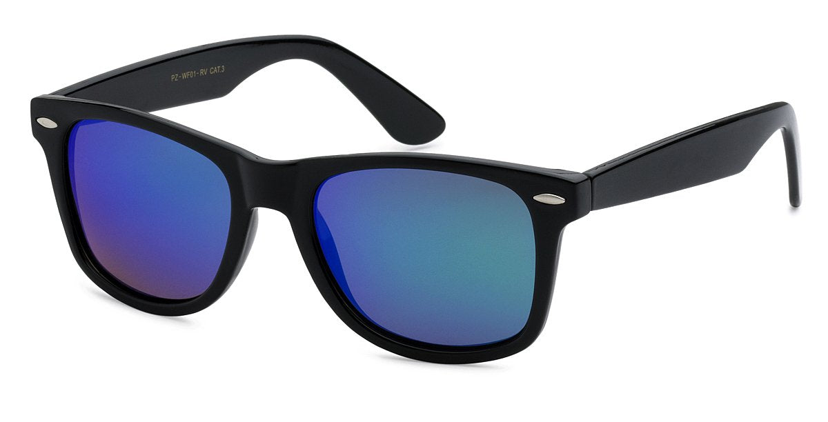 RETRO REWIND POLARIZED  MIRRORED LENS UNISEX SUNGLASSES