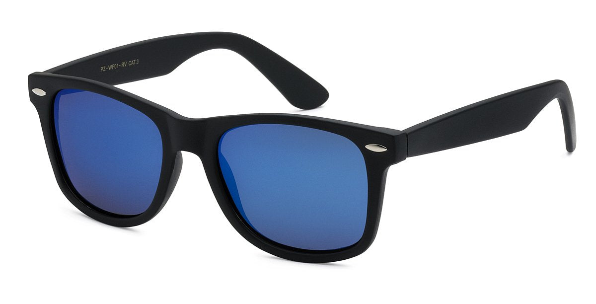 RETRO REWIND POLARIZED MIRRORED LENS SUNGLASSES